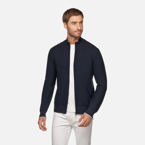 Sweatshirt KNIT MAN Sky captain - image number 3 | GEOX
