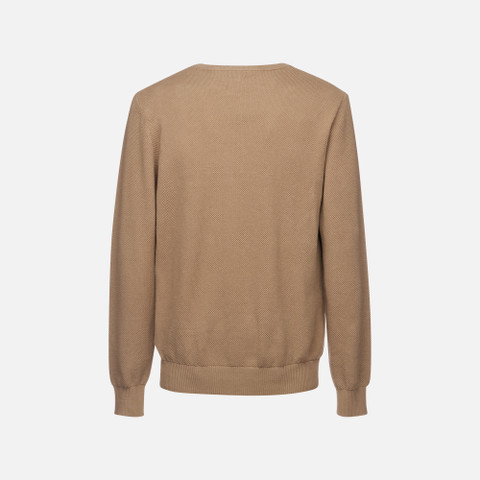 Crew-neck sweater KNIT MAN Beige - image number 4 | GEOX