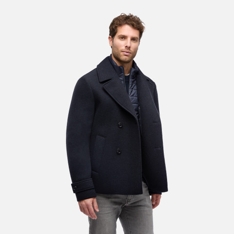 Short coat CLAUDIO MAN Sky captain - image number 3 | GEOX