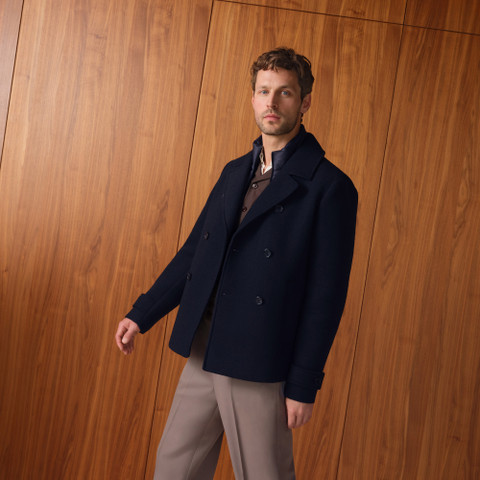 Short coat CLAUDIO MAN Sky captain - image number 10 | GEOX