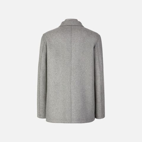 Long coat MONREALE MAN Light melange grey - image number 6 | GEOX