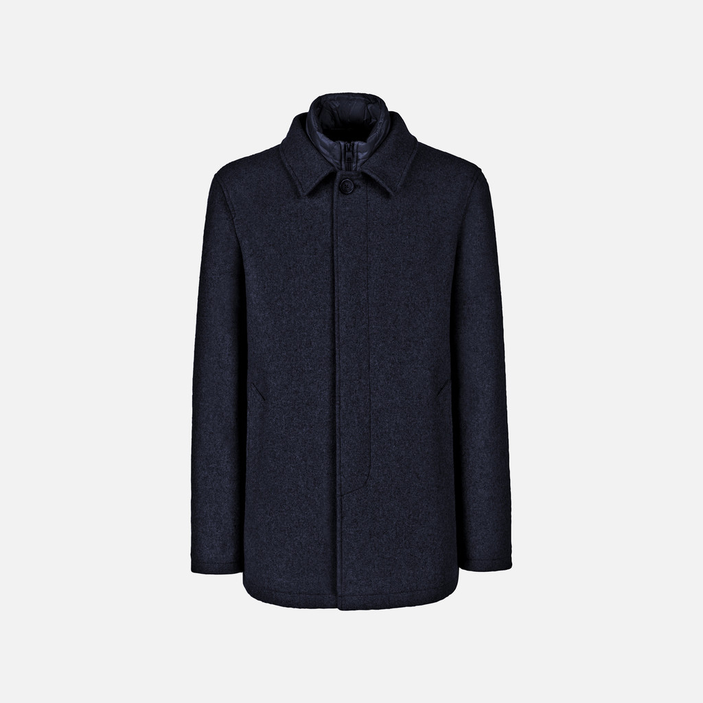 Long coat MONREALE MAN Sky captain - image number 0 | GEOX