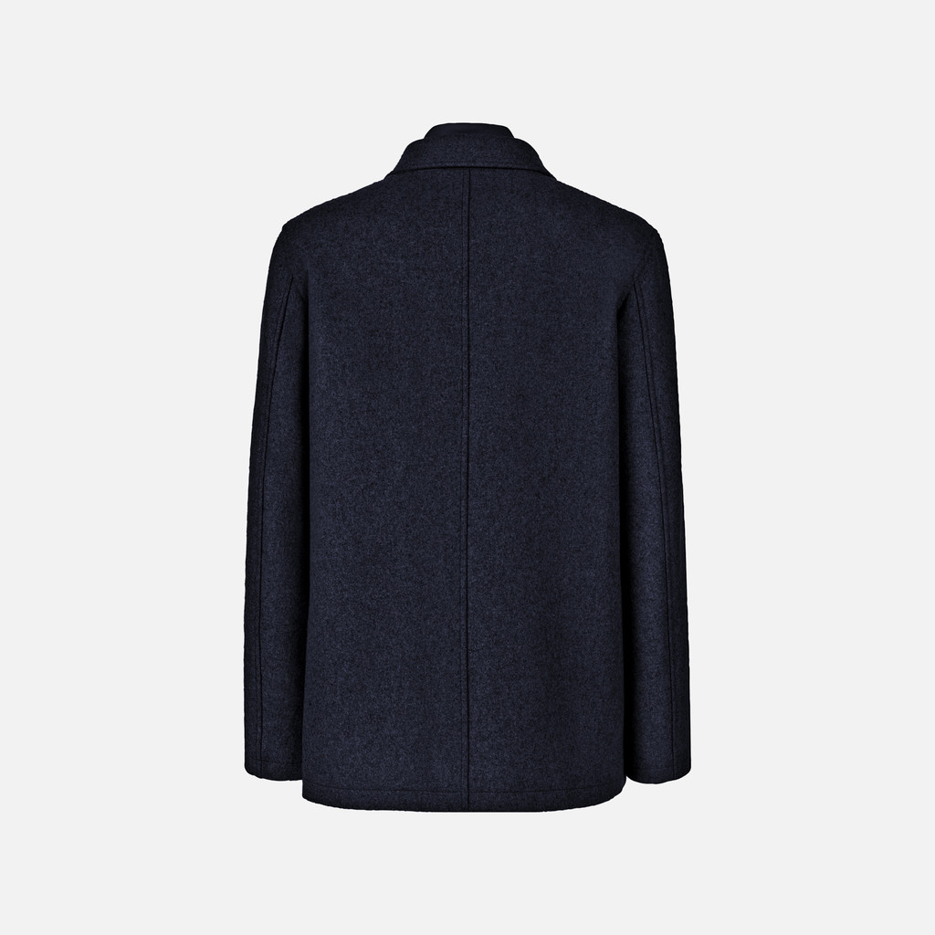Long coat MONREALE MAN Sky captain - image number 2 | GEOX