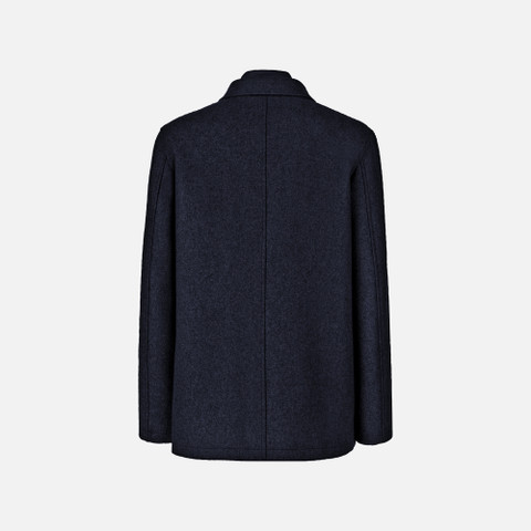 Long coat MONREALE MAN Sky captain - image number 2 | GEOX