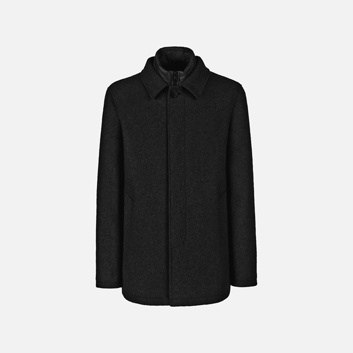 Long coat MONREALE MAN Black | GEOX