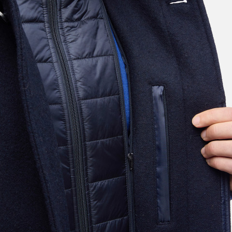 Langer Mantel MONREALE HERR Nachtblau - image number 4 | GEOX