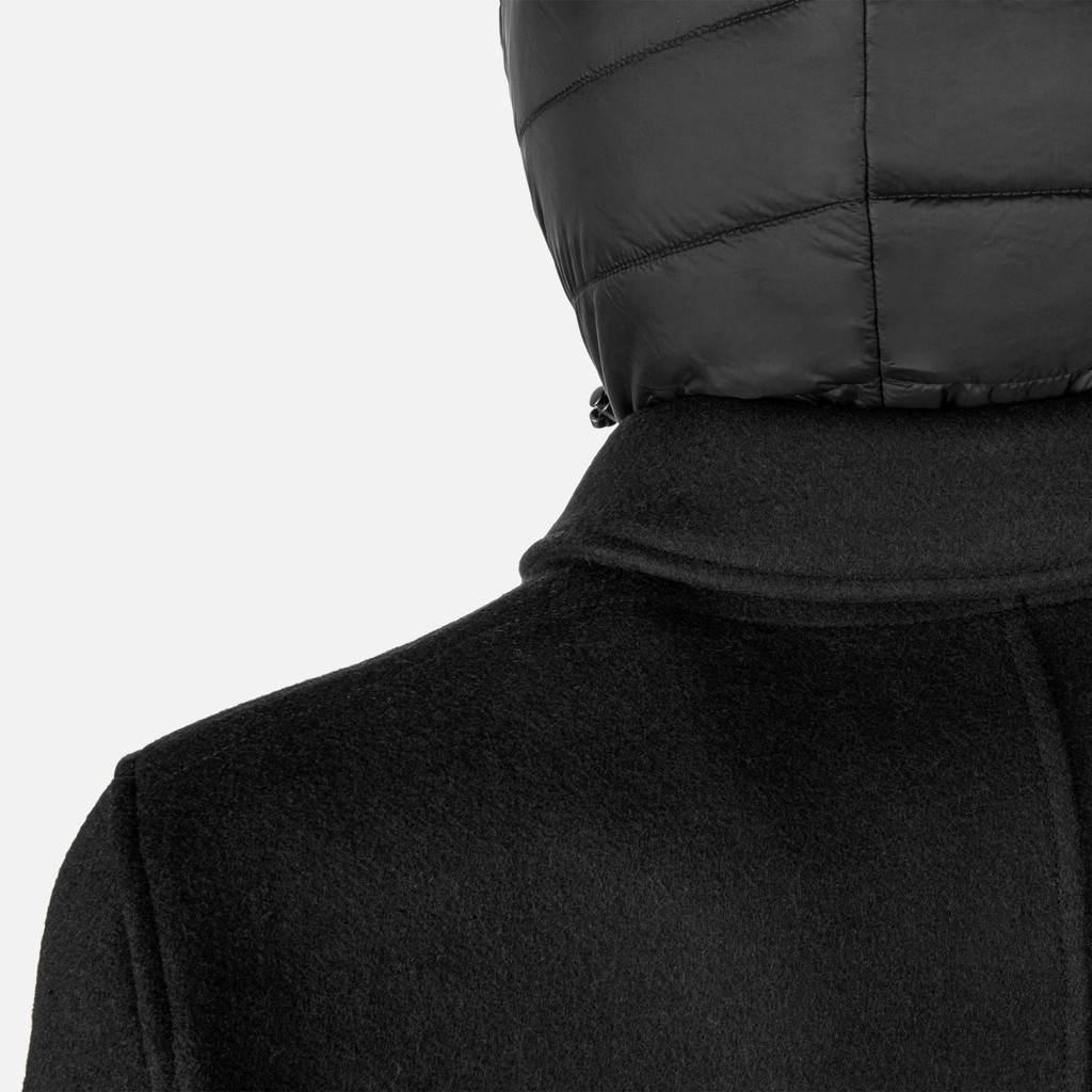 Long coat MONREALE MAN Black - image number 3 | GEOX