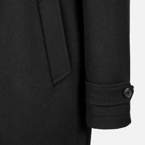Long coat MONREALE MAN Black - image number 4 | GEOX