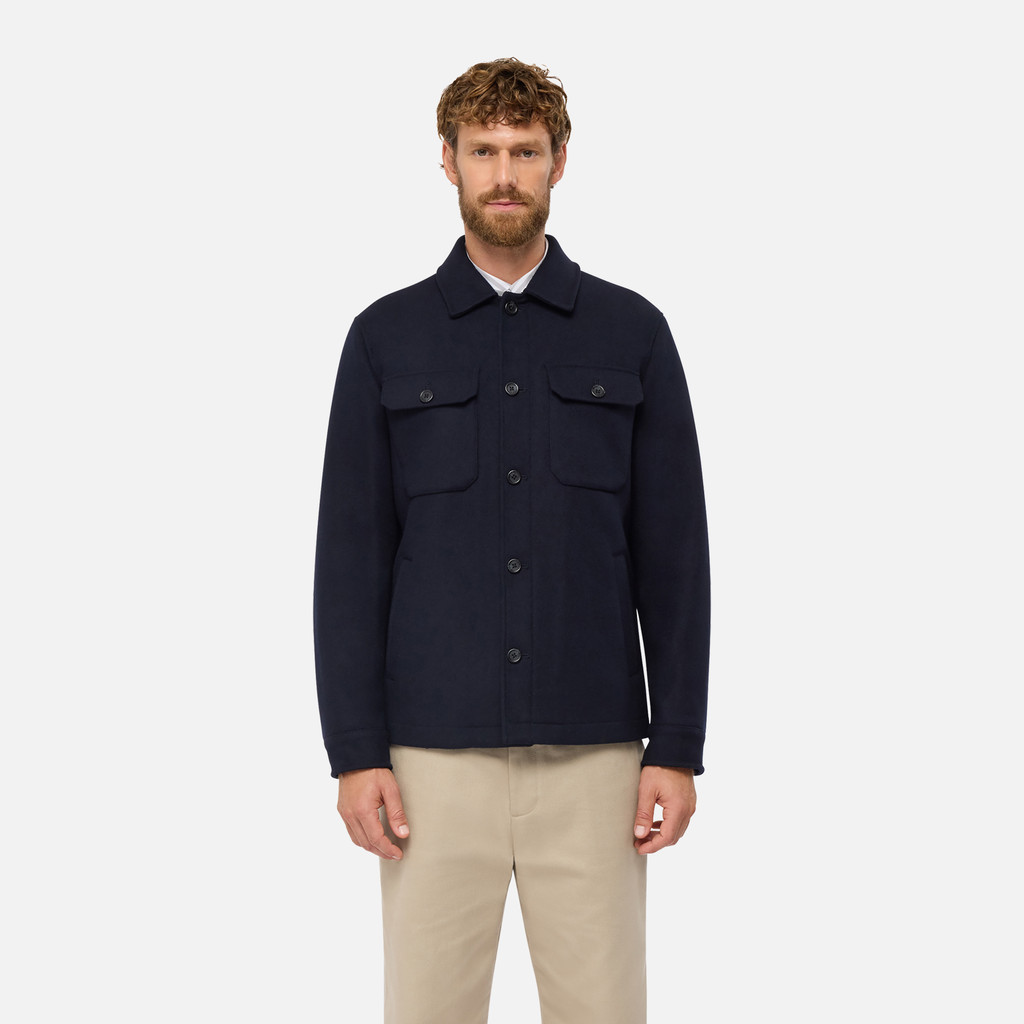 Short coat MONREALE MAN Sky captain - image number 1 | GEOX