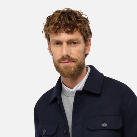 Short coat MONREALE MAN Sky captain - image number 8 | GEOX
