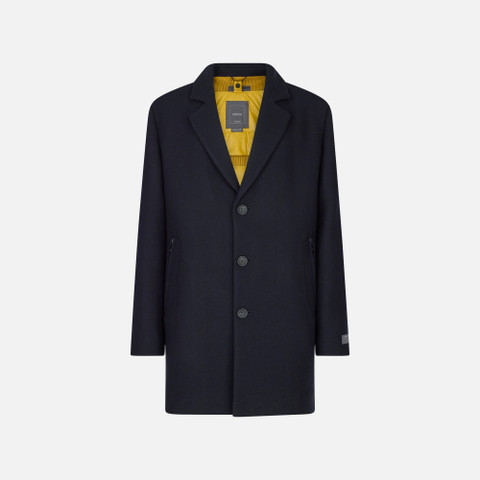 Woollen coats BALTMOORE MAN Dark Navy - image number 0 | GEOX