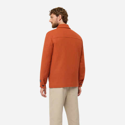 Woollen coats BALTMOORE MAN Bombay Brown - image number 5 | GEOX