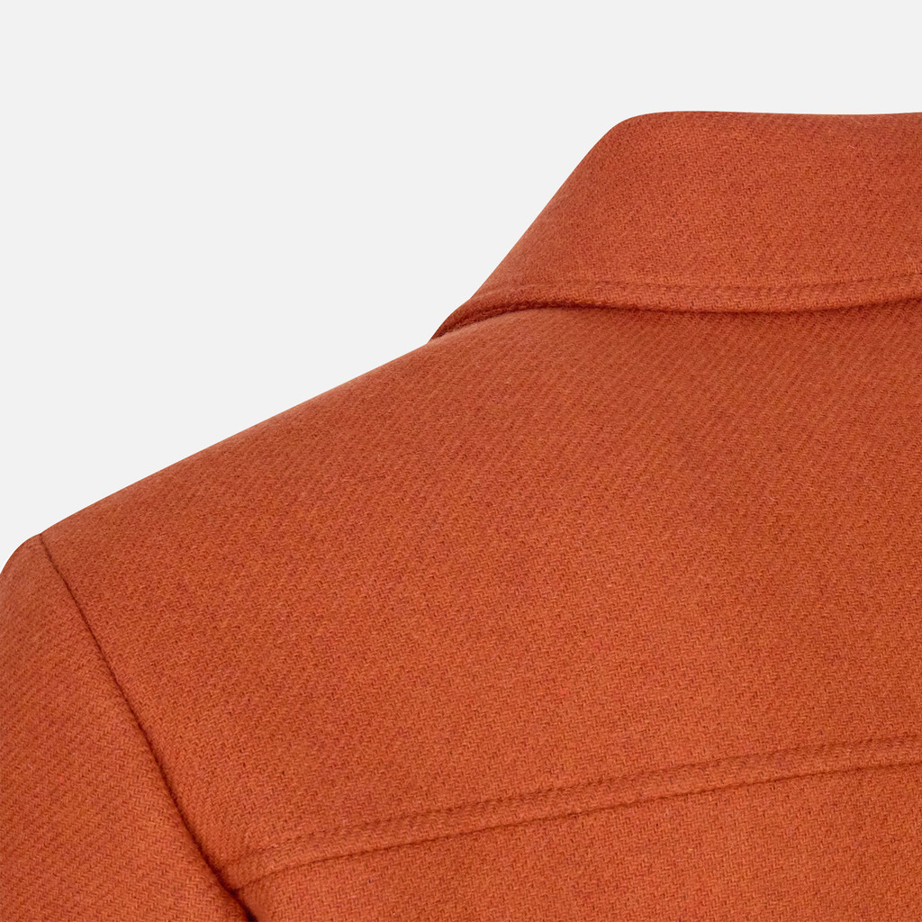 Woollen coats BALTMOORE MAN Bombay Brown - image number 6 | GEOX