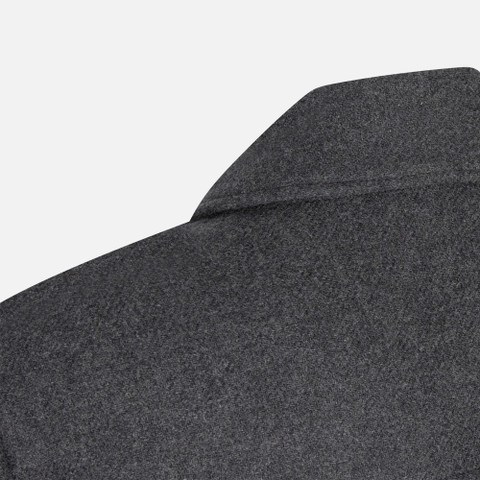Woollen coats BALTMOORE MAN Dark Gull Gray - image number 6 | GEOX