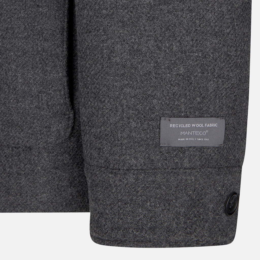 Woollen coats BALTMOORE MAN Dark Gull Gray - image number 7 | GEOX