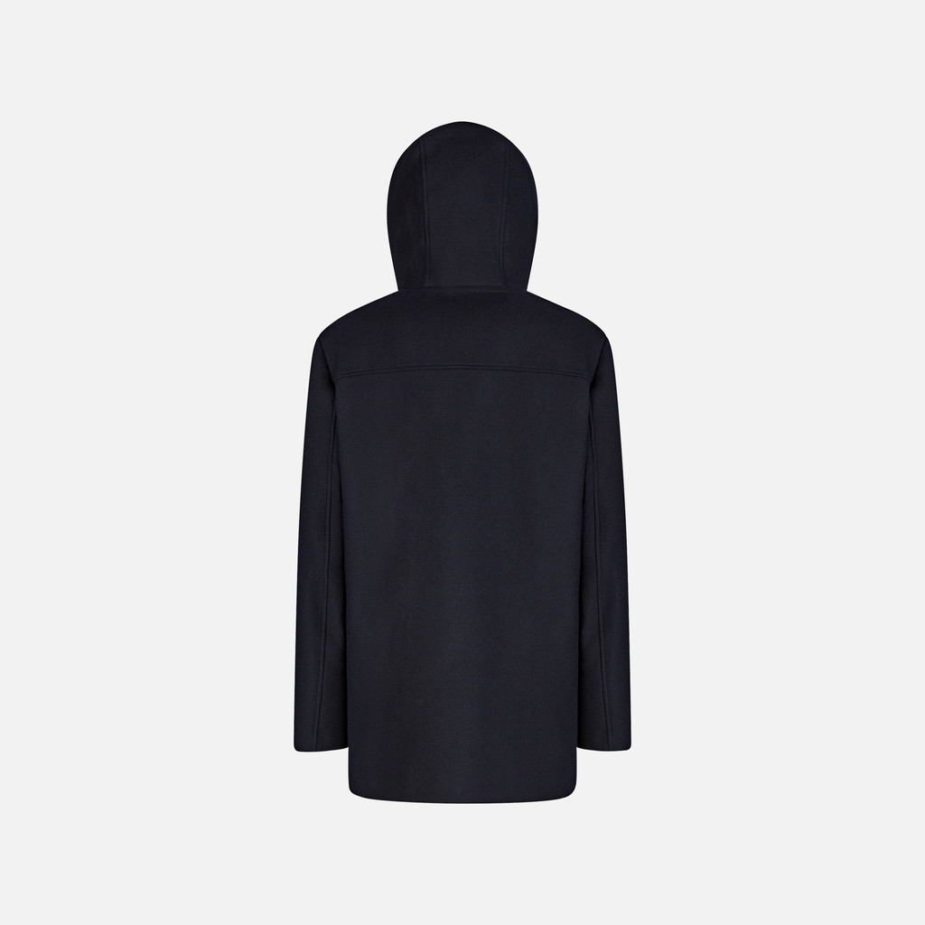 Woollen coats BALTMOORE MAN Dark Navy - image number 4 | GEOX