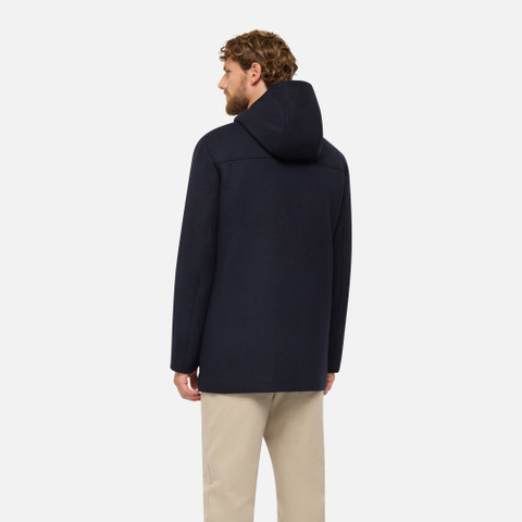 Woollen coats BALTMOORE MAN Dark Navy - image number 5 | GEOX