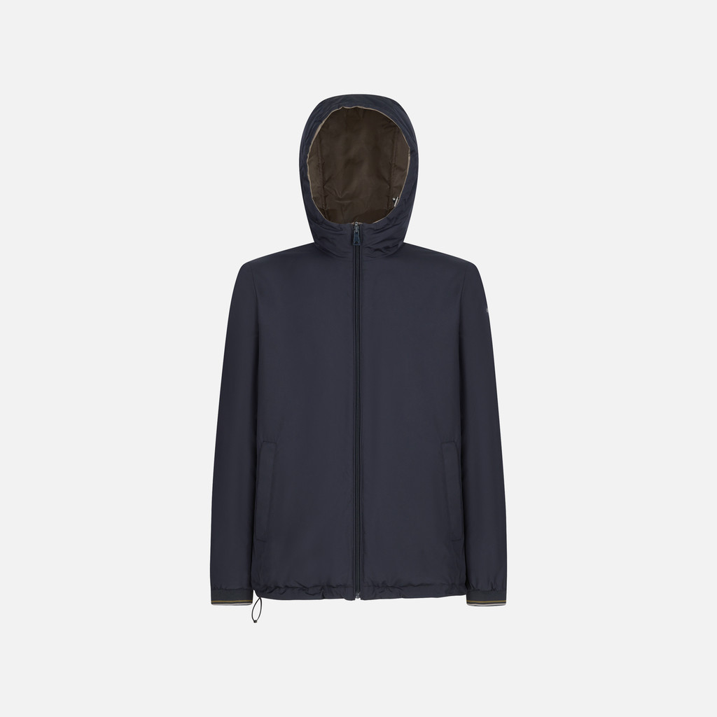 Reversible jacket JHARROD MAN Sky captain/Kalamata - image number 0 | GEOX