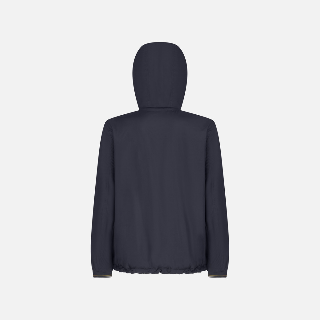 Reversible jacket JHARROD MAN Sky captain/Kalamata - image number 4 | GEOX