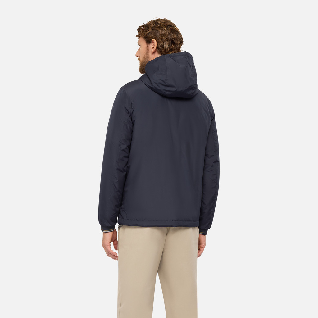 Reversible jacket JHARROD MAN Sky captain/Kalamata - image number 5 | GEOX