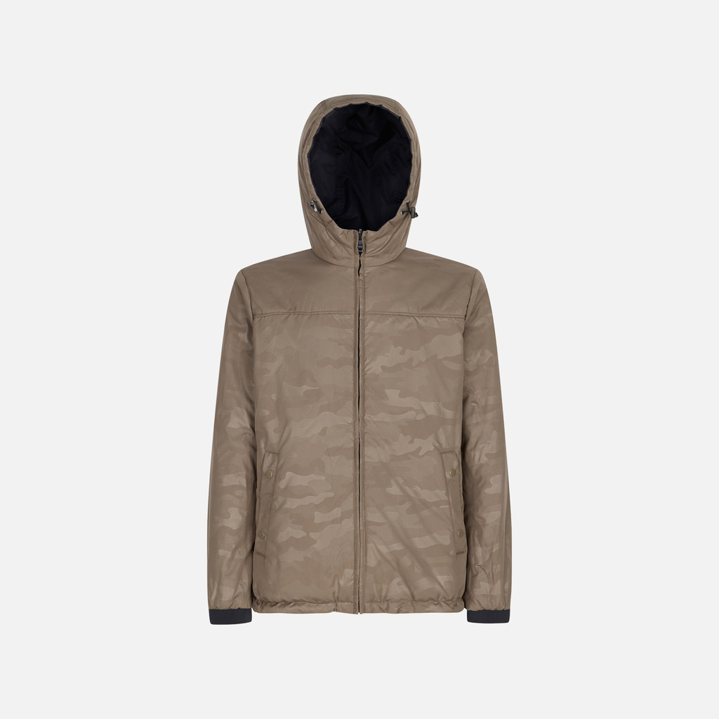 Reversible jacket JHARROD MAN Sky captain/Kalamata - image number 9 | GEOX
