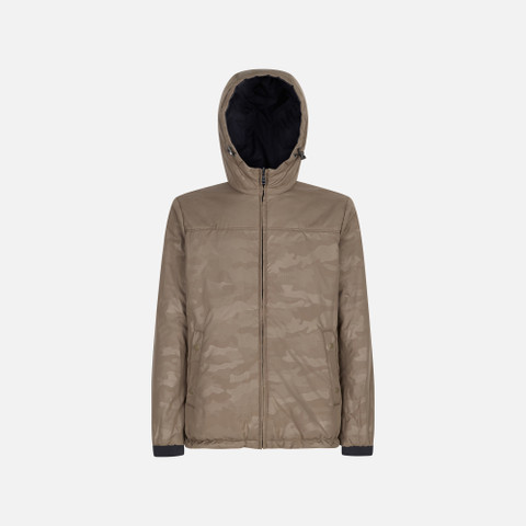 Reversible jacket JHARROD MAN Sky captain/Kalamata - image number 9 | GEOX