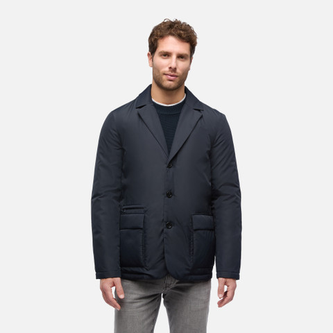 Synthetic down jacket AVERY MAN Sky captain - image number 1 | GEOX