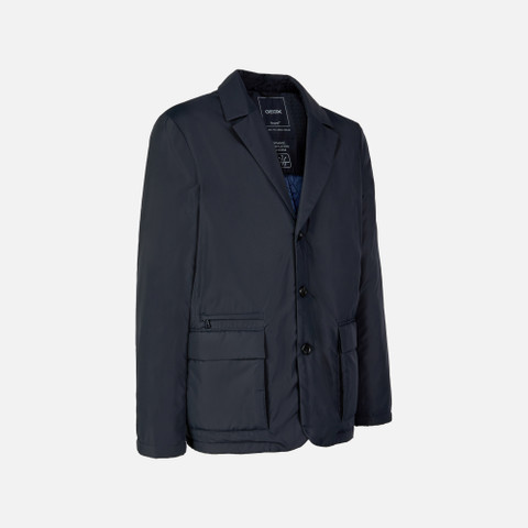 Synthetic down jacket AVERY MAN Sky captain - image number 2 | GEOX