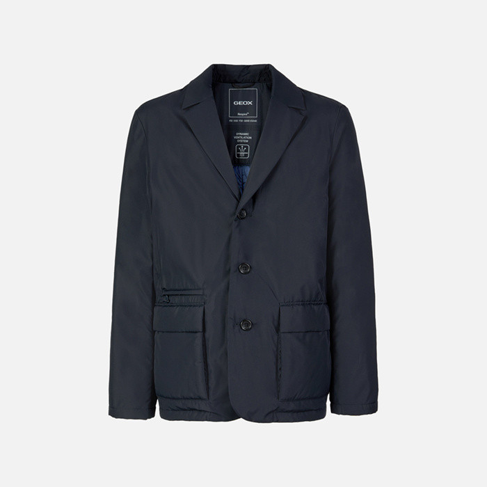 Synthetic down jacket AVERY MAN Sky captain | GEOX