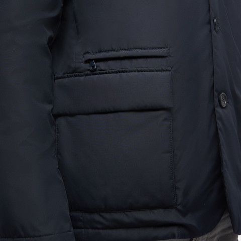 Synthetic down jacket AVERY MAN Sky captain - image number 8 | GEOX