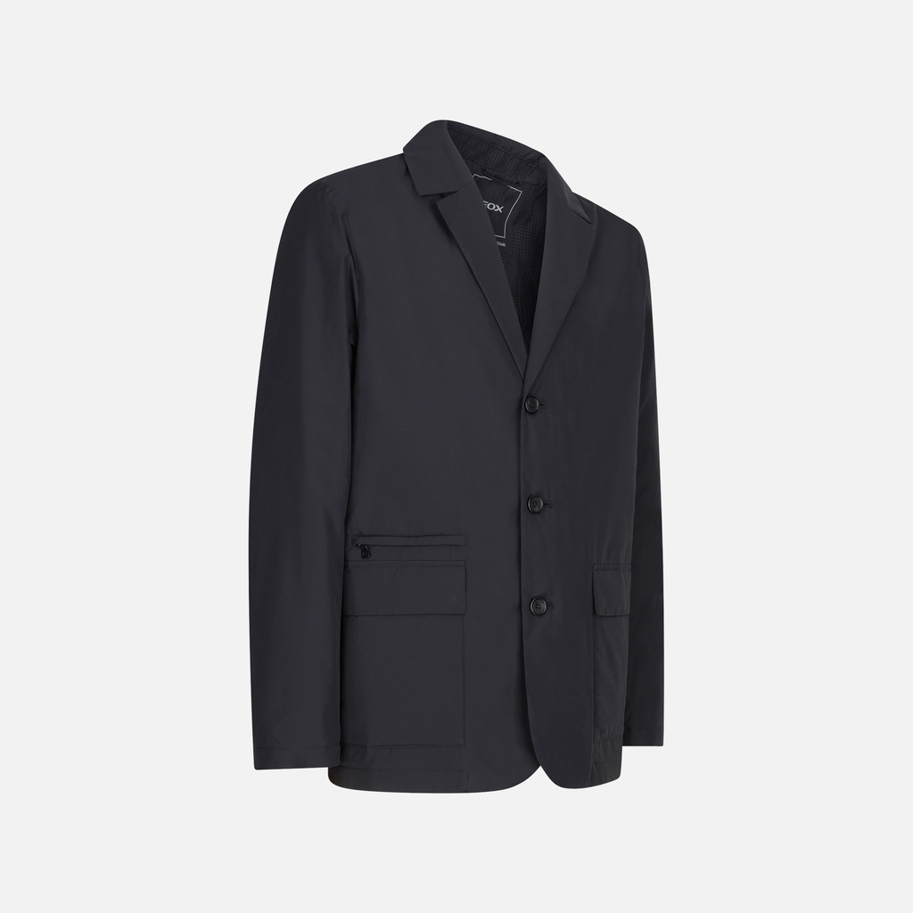 Synthetic down jacket AVERY MAN Black - image number 2 | GEOX