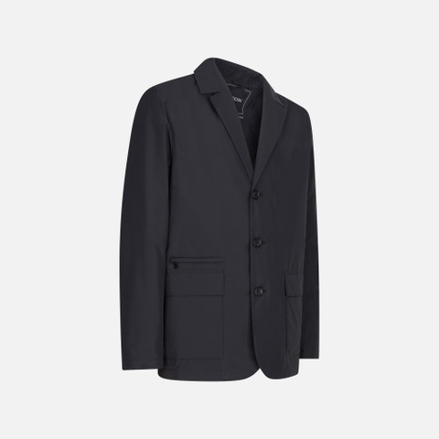 Synthetic down jacket AVERY MAN Black - image number 2 | GEOX