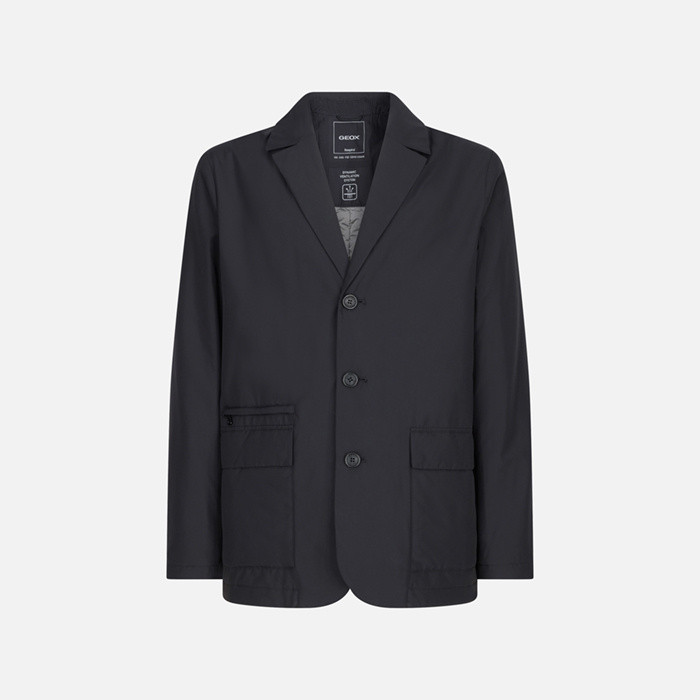 Jacke mit synthetischen Daunen AVERY HERR Schwarz | GEOX