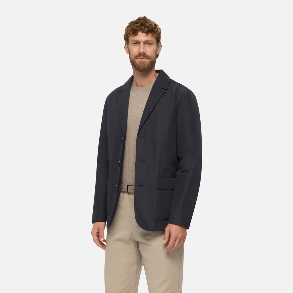 Synthetic down jacket AVERY MAN Black - image number 3 | GEOX
