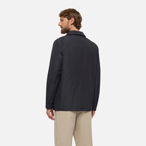 Synthetic down jacket AVERY MAN Black - image number 5 | GEOX