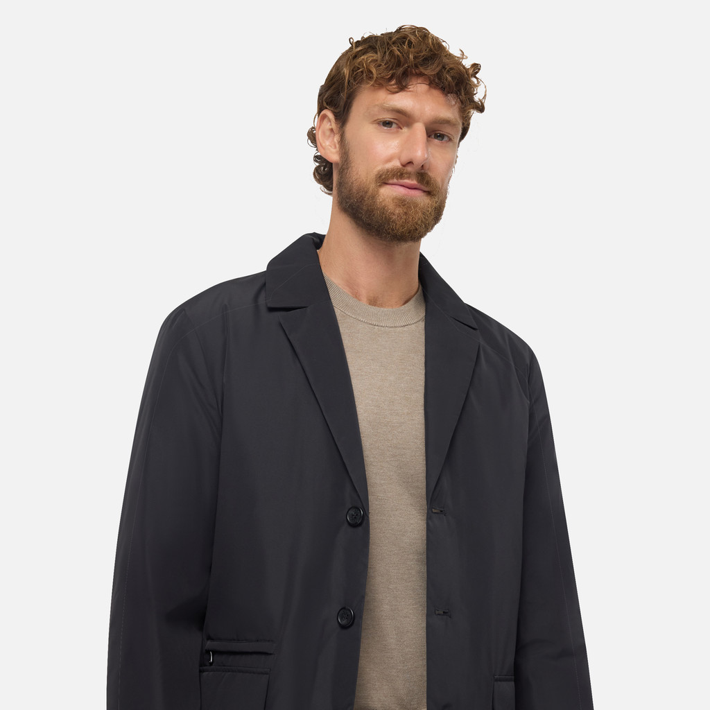 Synthetic down jacket AVERY MAN Black - image number 8 | GEOX