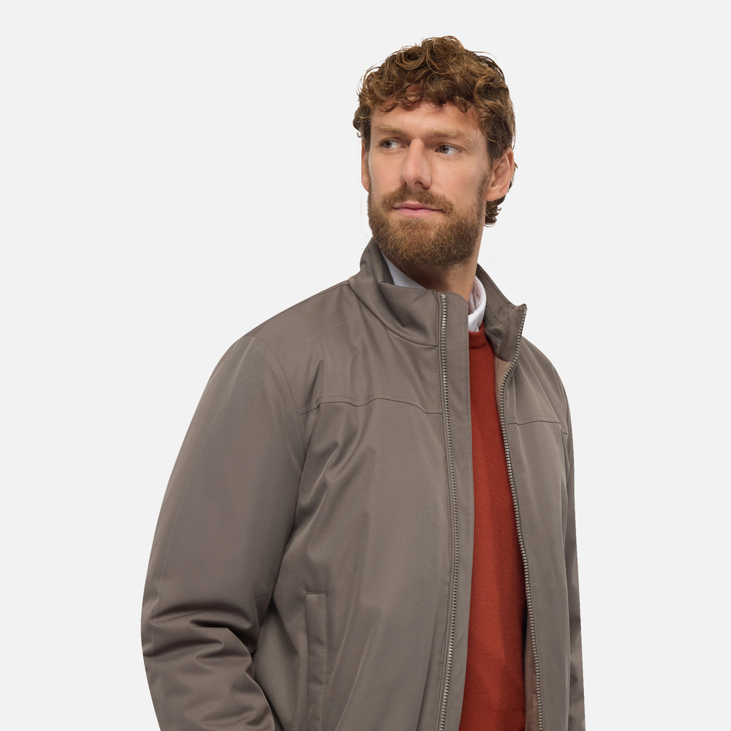 Bomber jacket VINCIT MAN Bungee Cord - image number 8 | GEOX
