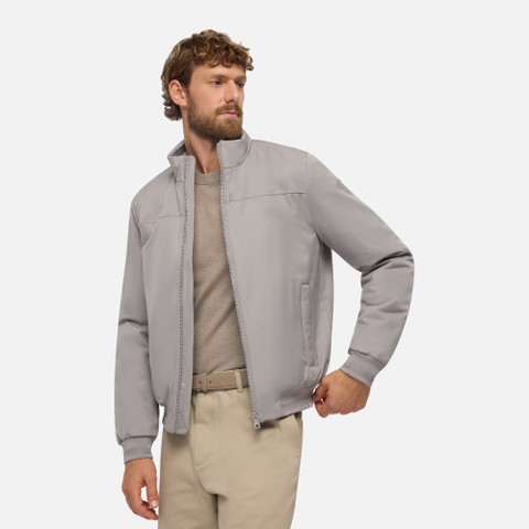 Bomber jacket VINCIT MAN Sharkskin - image number 3 | GEOX