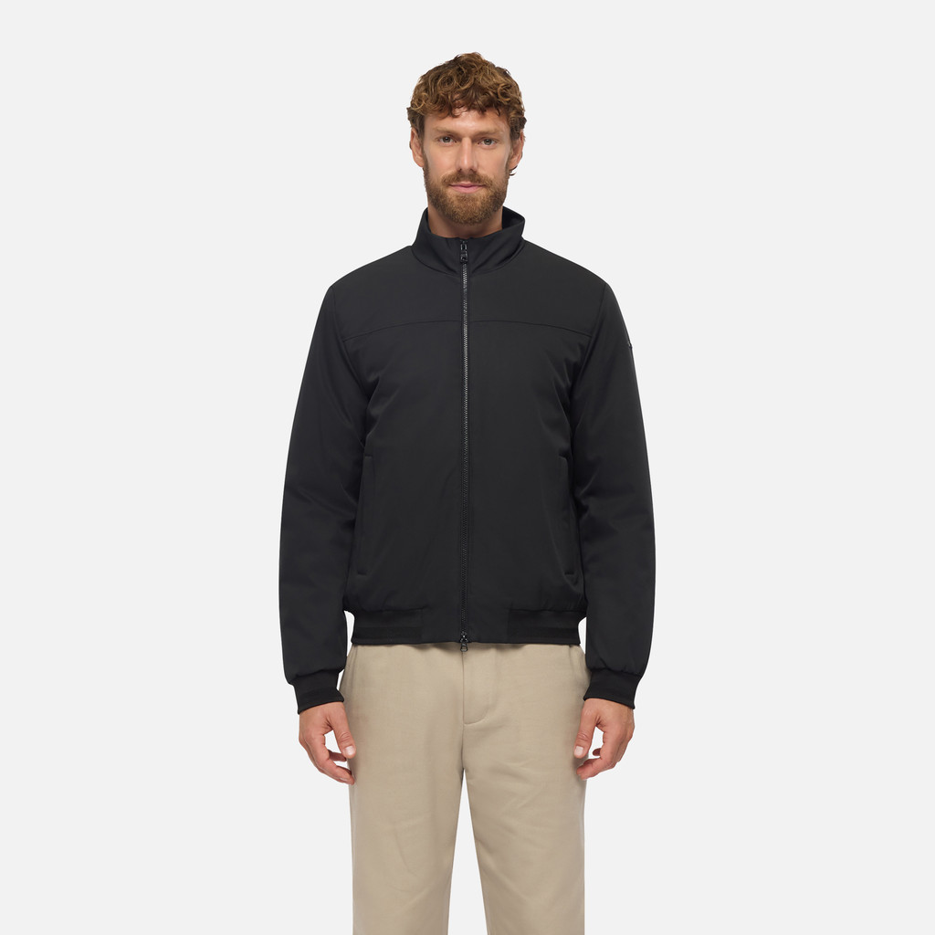 Bomber jacket VINCIT MAN Black - image number 1 | GEOX