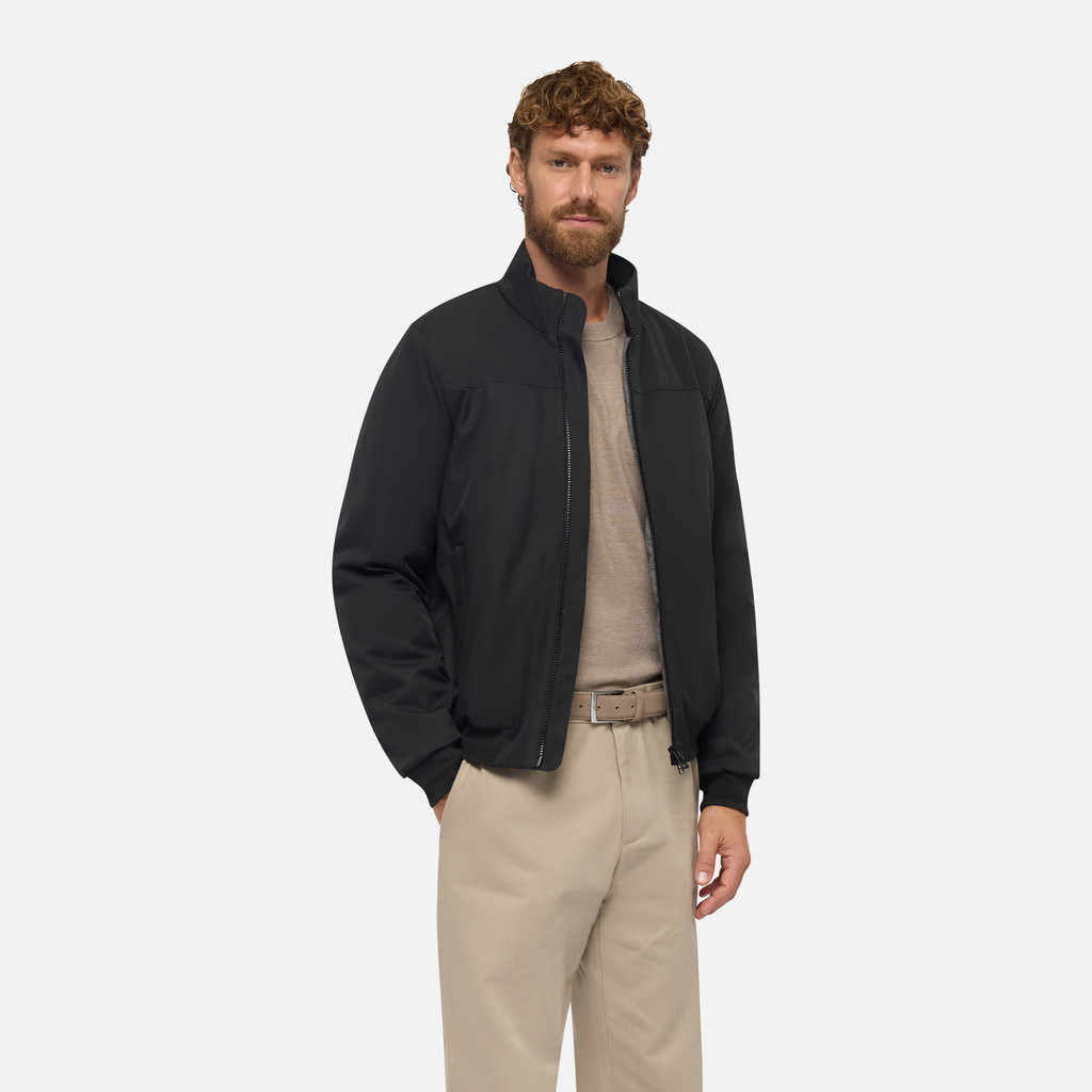 Bomber jacket VINCIT MAN Black - image number 0 | GEOX