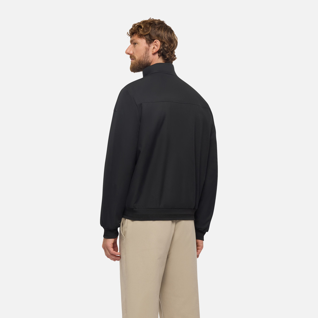 Bomber jacket VINCIT MAN Black - image number 2 | GEOX