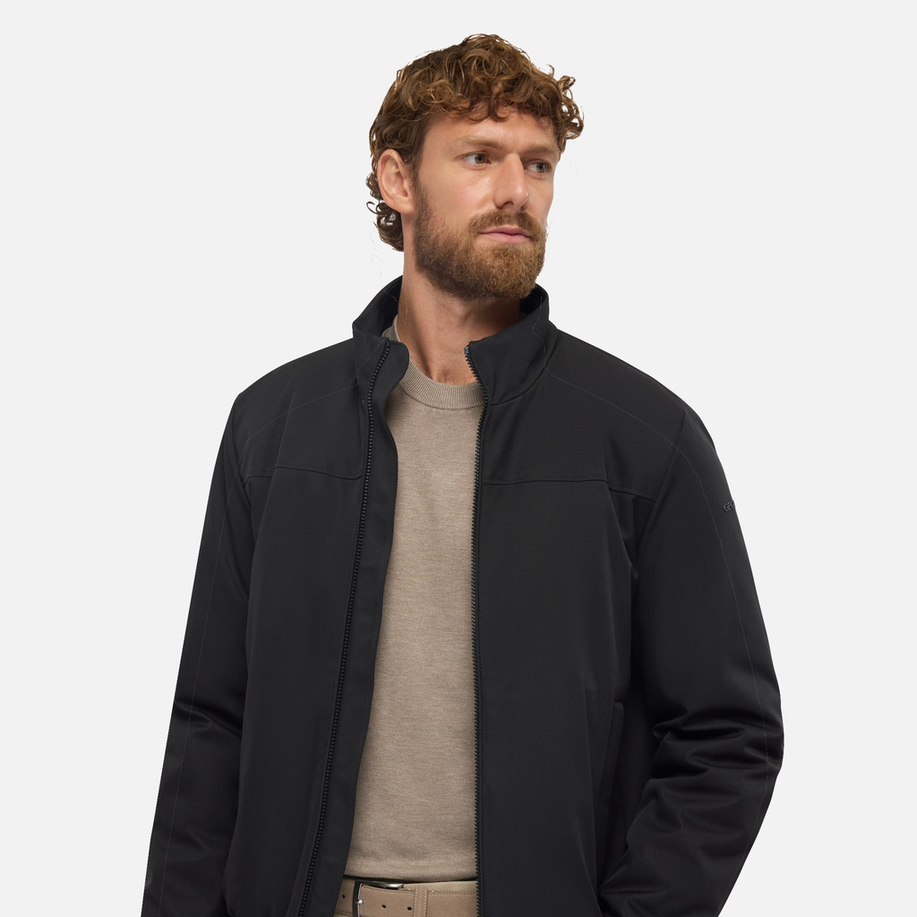 Bomber jacket VINCIT MAN Black - image number 3 | GEOX