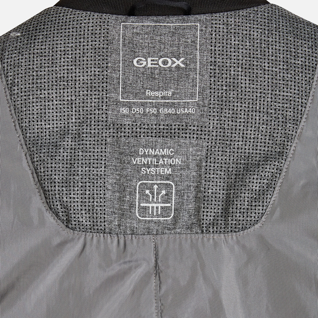 Bomber jacket VINCIT MAN Black - image number 4 | GEOX