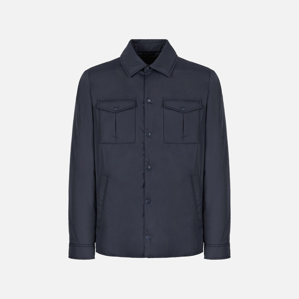 Mid-season jacket AVERY MAN Sky captain - image number 0 | GEOX