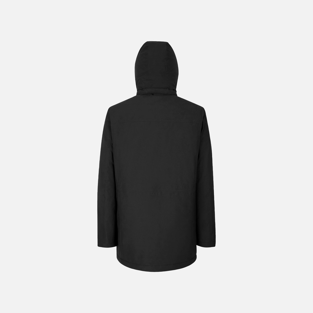 Jacket with hood ANDALO MAN Black - image number 2 | GEOX