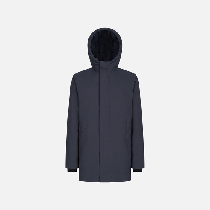 Langer Parka SPHERICA HERR Nachtblau | GEOX