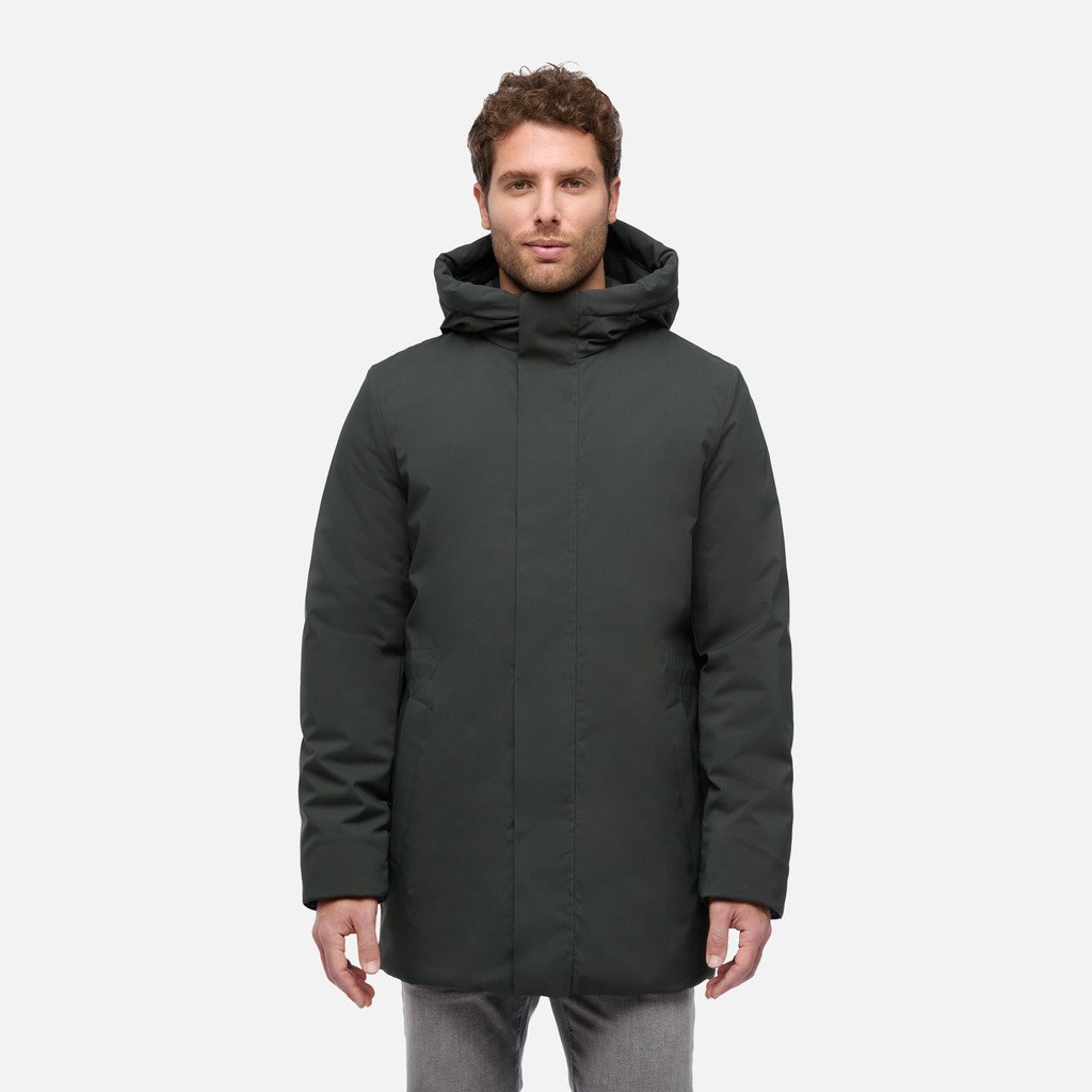 Long parka SPHERICA MAN Light scarab - image number 1 | GEOX