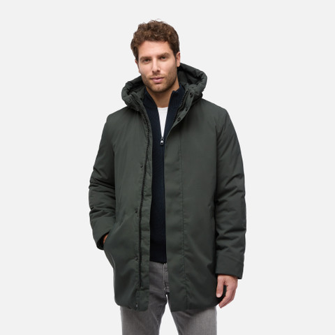 Long parka SPHERICA MAN Light scarab - image number 3 | GEOX