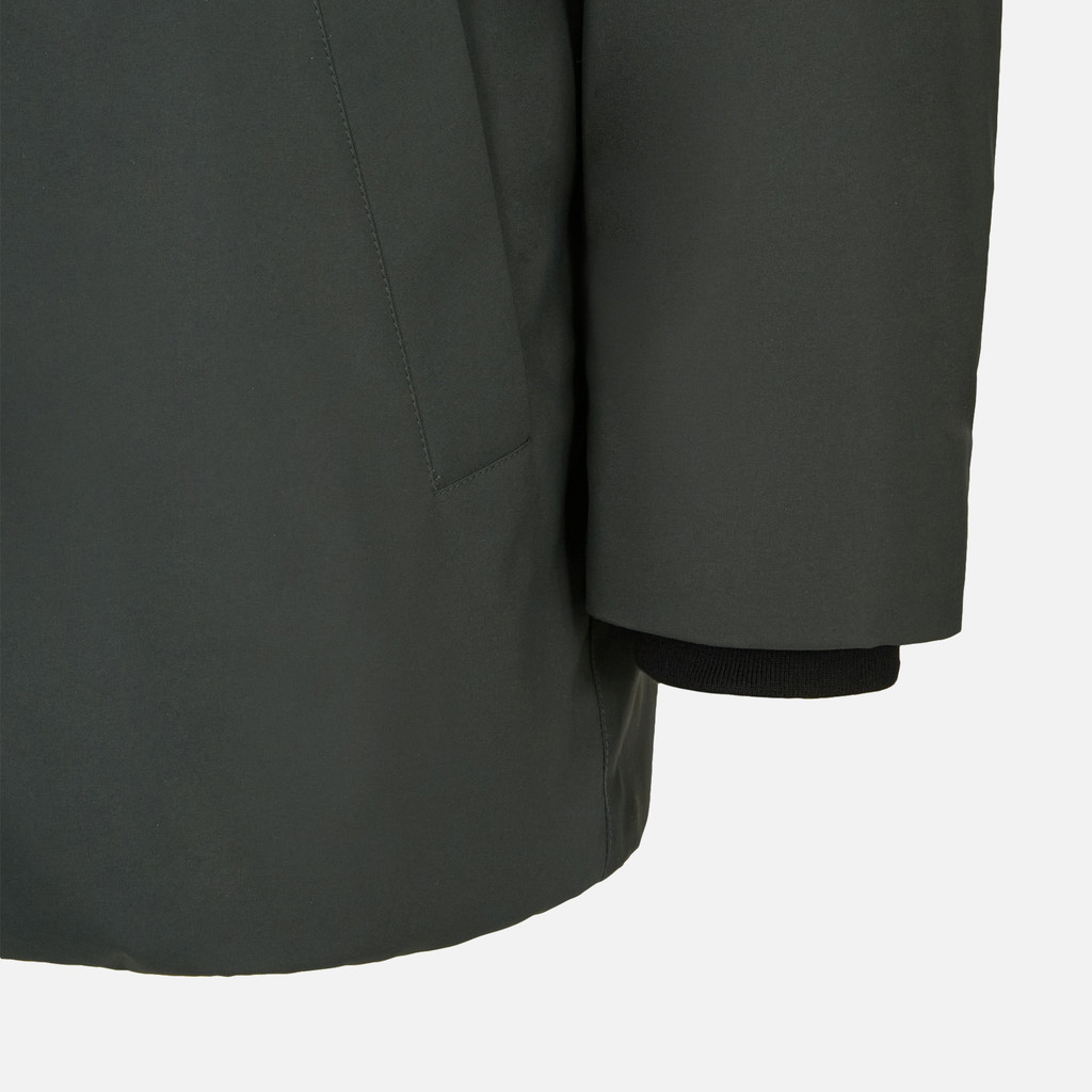 Long parka SPHERICA MAN Light scarab - image number 7 | GEOX