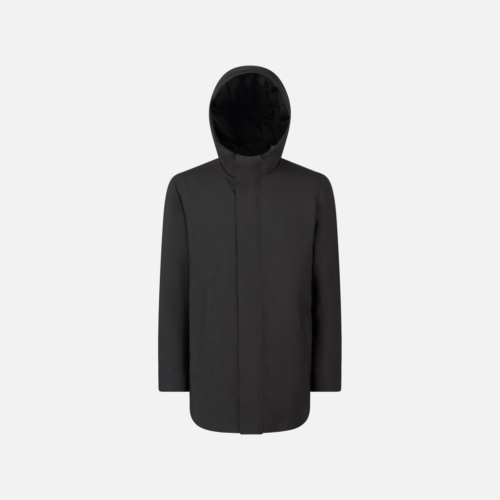 Trench coat SPHERICA MAN Black - image number 4 | GEOX